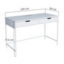 Hanah Home Duru 1600-47 Escritorio de Estudio Blanco